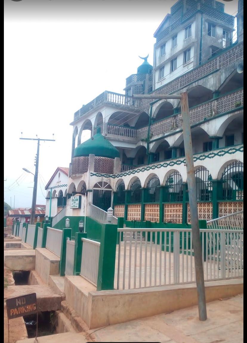 The Central Mosque from the road.